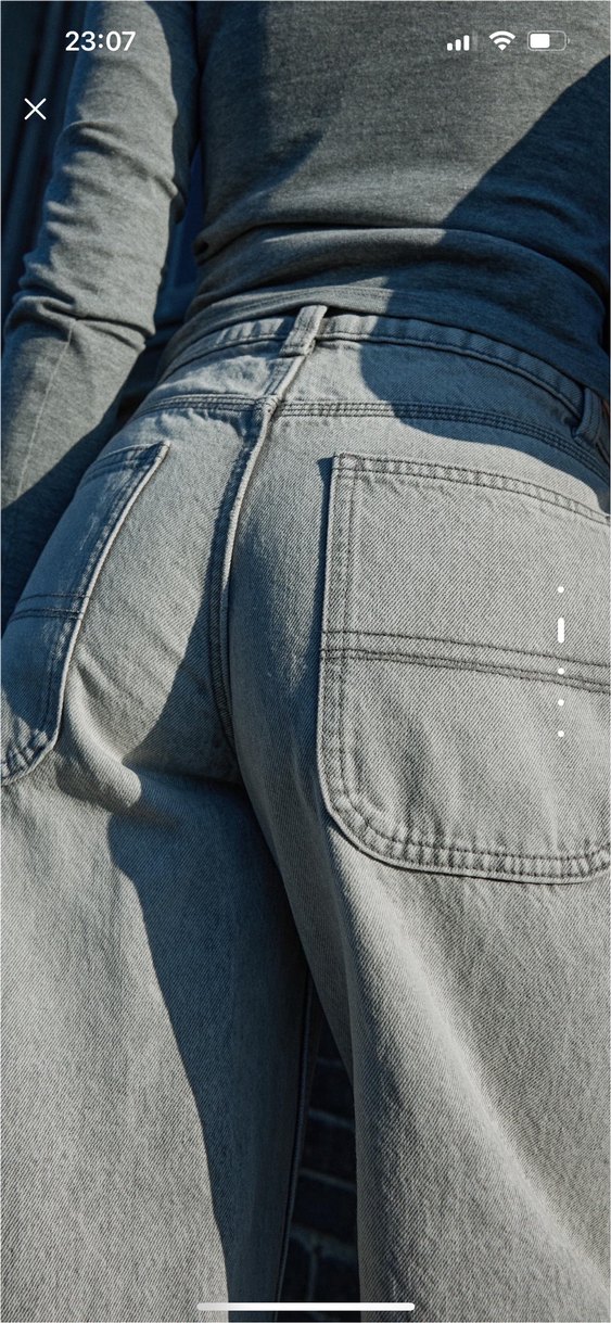 Baggy fit pantolon kesim jean - Görsel 5