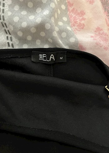 Siyah Minimalist Midi demir askılık Kısa Elbise - Görsel 3