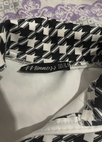 M beden siyah beyaz hırka - Görsel 4