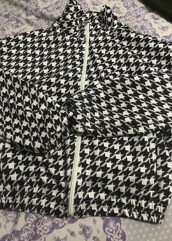 M beden siyah beyaz hırka - Görsel 3