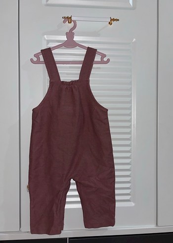 3lü Bebek Kız Tulumu Düğmeli Ceketli - Görsel 5