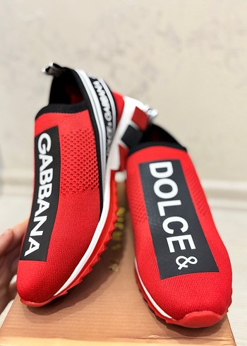 Dolce & Gabbana Kırmızı Erkek Spor Ayakkabı - Görsel 4