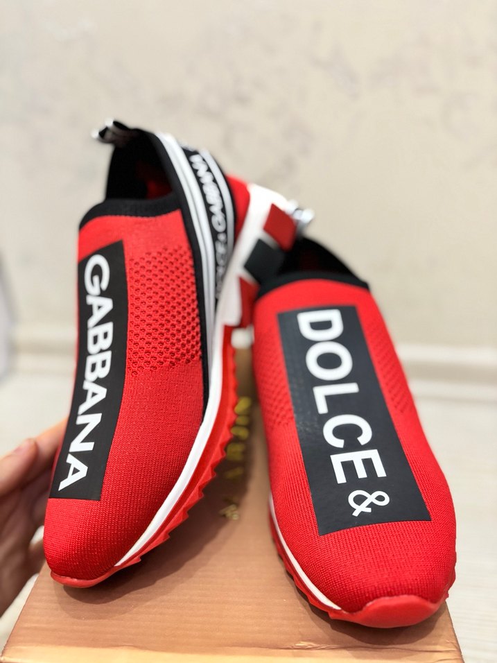 Dolce & Gabbana Kırmızı Erkek Spor Ayakkabı - Görsel 4