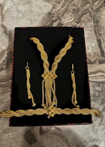 925 ayar gümüş Kadın Seti - Görsel 3