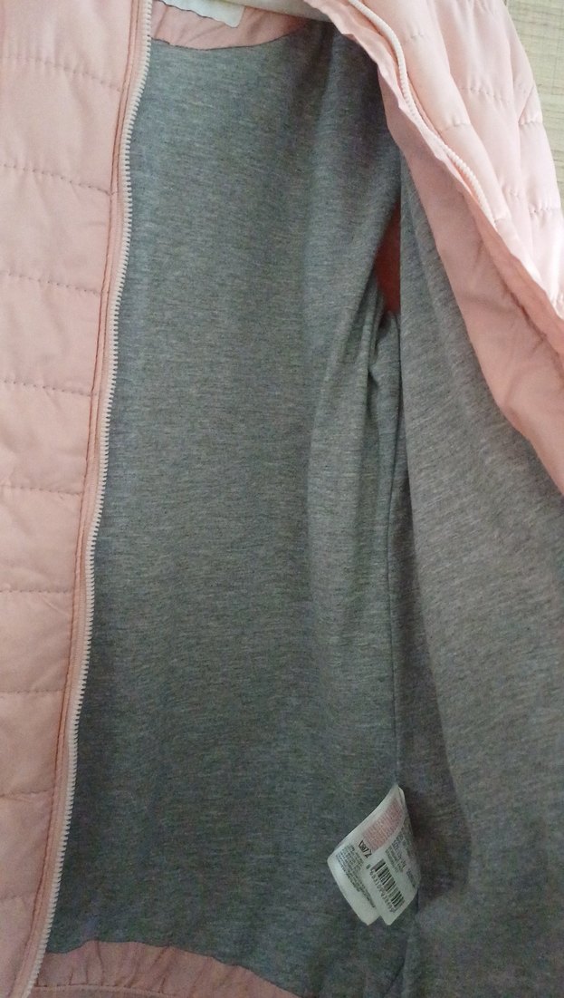 Ten rangi kız çocuk Kapüşonlu Mont - Görsel 4