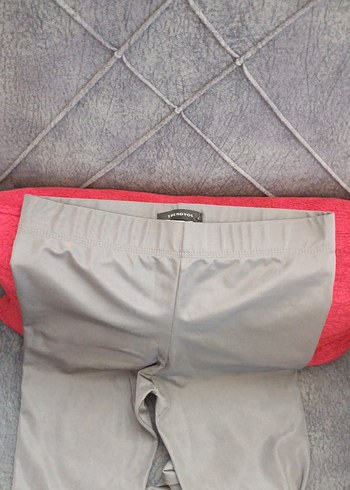 Gri Kadın Spor Tayt - Görsel 4