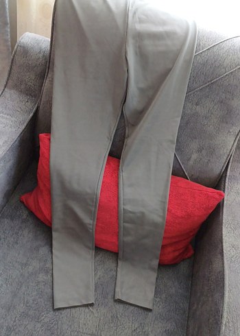 Gri Kadın Spor Tayt - Görsel 3