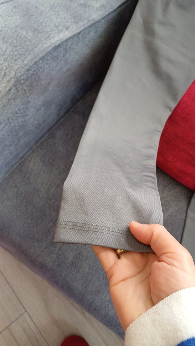 Gri Kadın Spor Tayt - Görsel 2