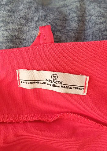 Kırmızı Midi Drapeli İnce Askılı Elbise - Görsel 7