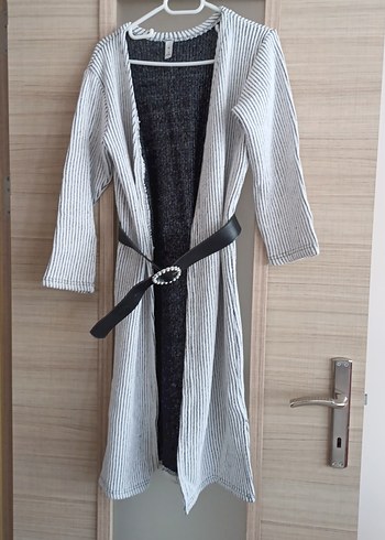 Gri Triko Kemerli Kadın Kemer - Görsel 6