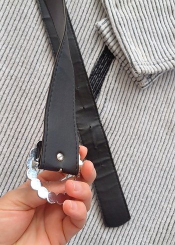 Gri Triko Kemerli Kadın Kemer - Görsel 15