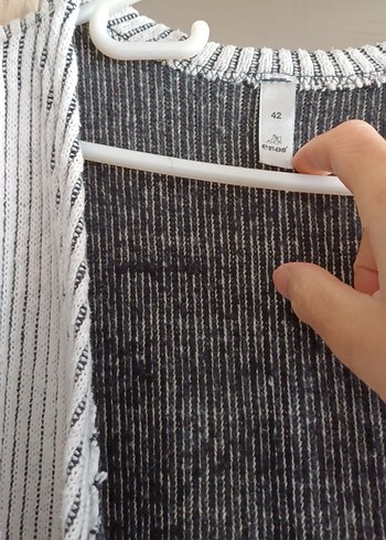 Gri Triko Kemerli Kadın Kemer - Görsel 4