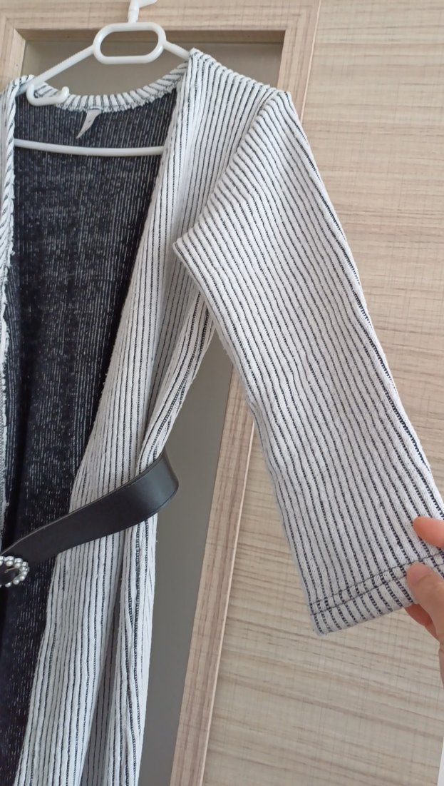 Gri Triko Kemerli Kadın Kemer - Görsel 3