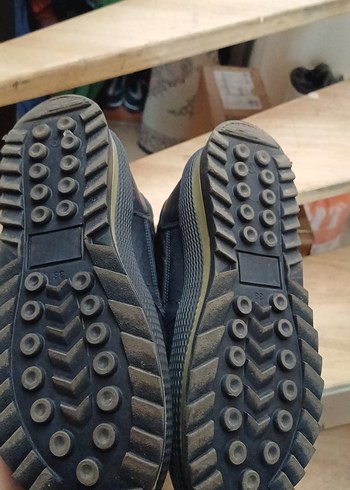 Mavi Erkek kar Kayak Botu, Cırtlı, Rahat - Görsel 4