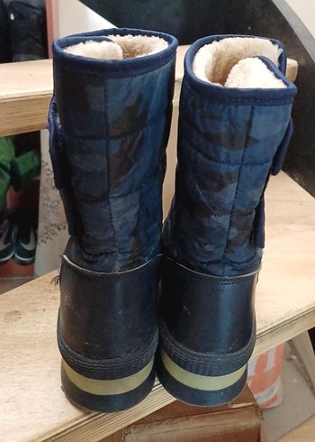 Mavi Erkek kar Kayak Botu, Cırtlı, Rahat - Görsel 3