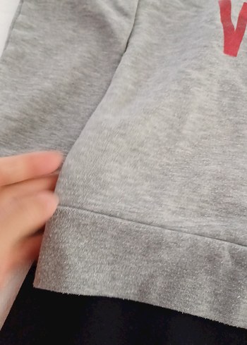 11-12 Yaş Beden gri Renk Gri Erkek Çocuk Rahat Kesim Sweatpants