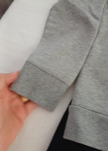 11-12 Yaş Beden Gri Erkek Çocuk Rahat Kesim Sweatpants