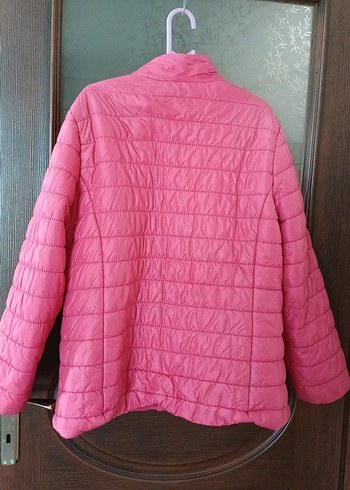 46 Beden pembe Renk Kadın Pembe Fermuarlı Mont