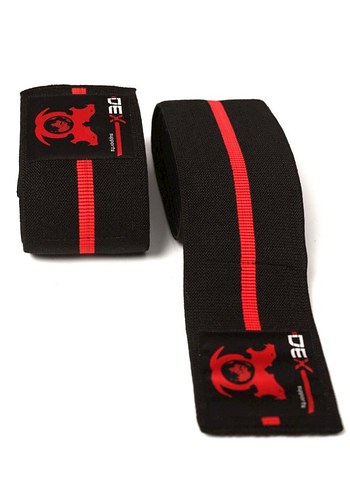 Elastik Siyah Çizgili Motorsiklet Dizlik - Görsel 2