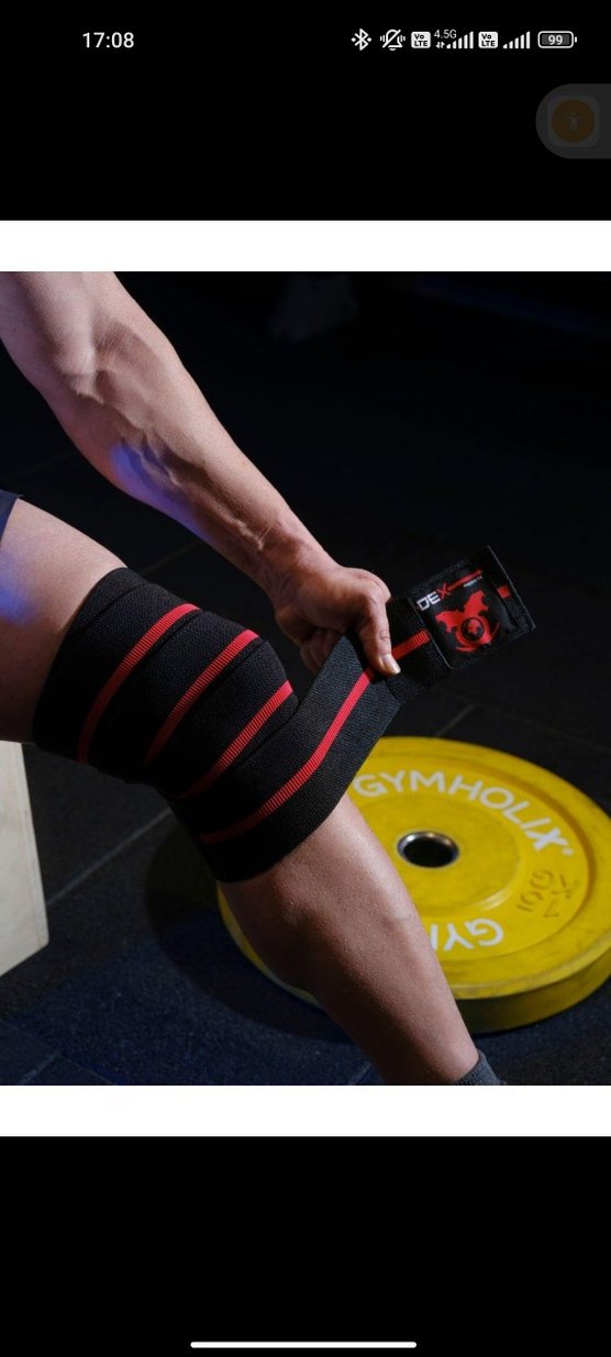 Elastik Siyah Çizgili Motorsiklet Dizlik - Görsel 3