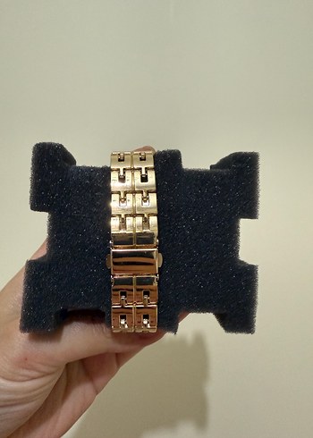 Michael Knight Altın Renk Taşlı Kadın Kol Saati - Görsel 5