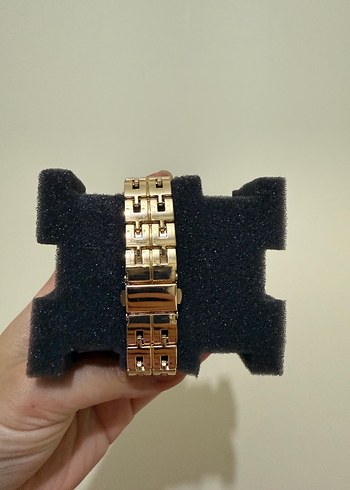 Michael Knight Altın Renk Taşlı Kadın Kol Saati - Görsel 6