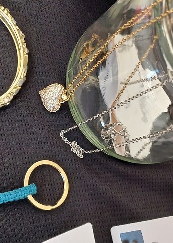 Beden altın Renk Sürprizli 18'li takı kavanozu