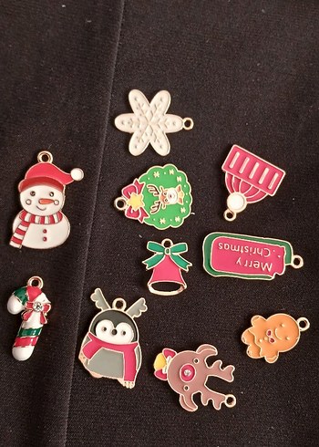 Accessorize Yılbaşı için Renkli Çeşitli küpe,kolye ucu ve Küpeler