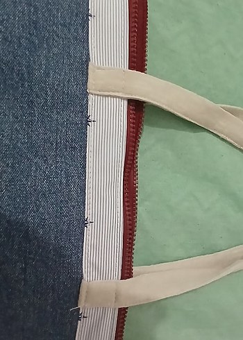 Mavi Astarlı Kadın Günlük Çanta - Görsel 2