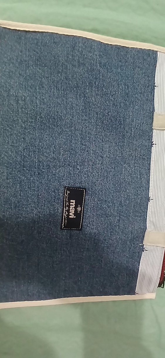 Mavi Astarlı Kadın Günlük Çanta - Görsel 3