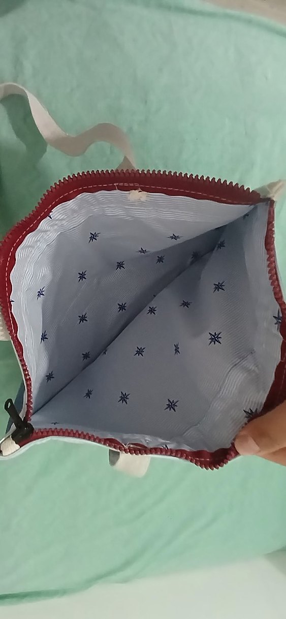 Mavi Astarlı Kadın Günlük Çanta - Görsel 5