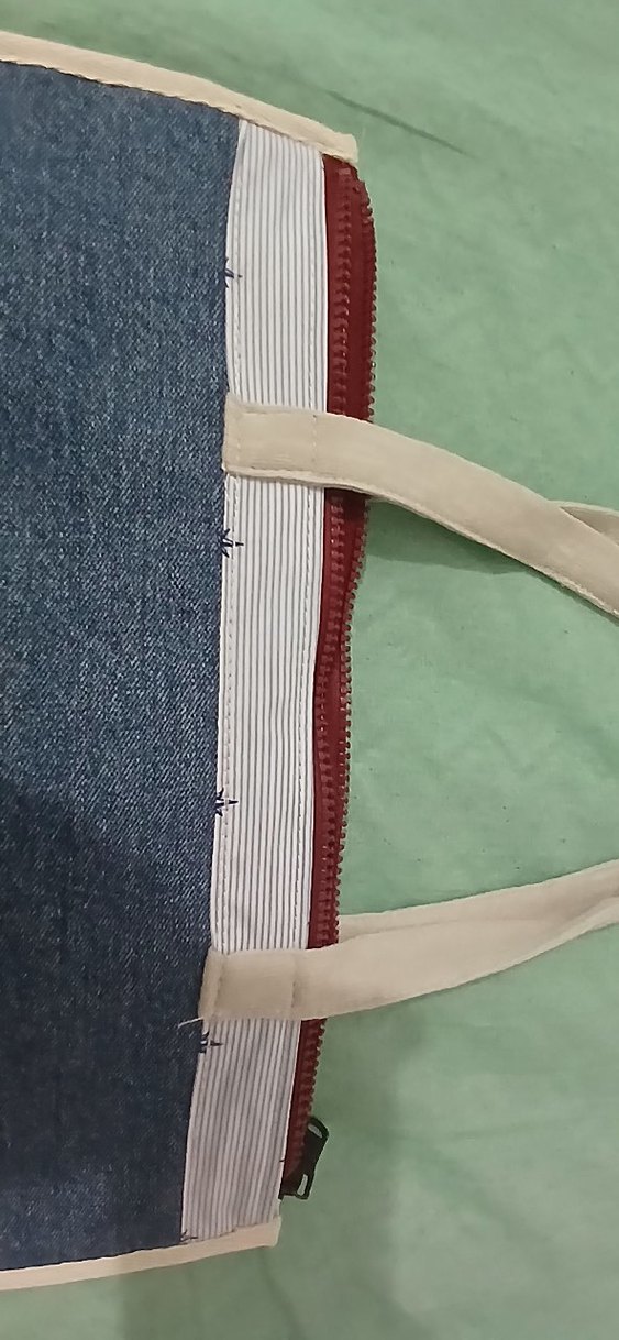 Mavi Astarlı Kadın Günlük Çanta - Görsel 2