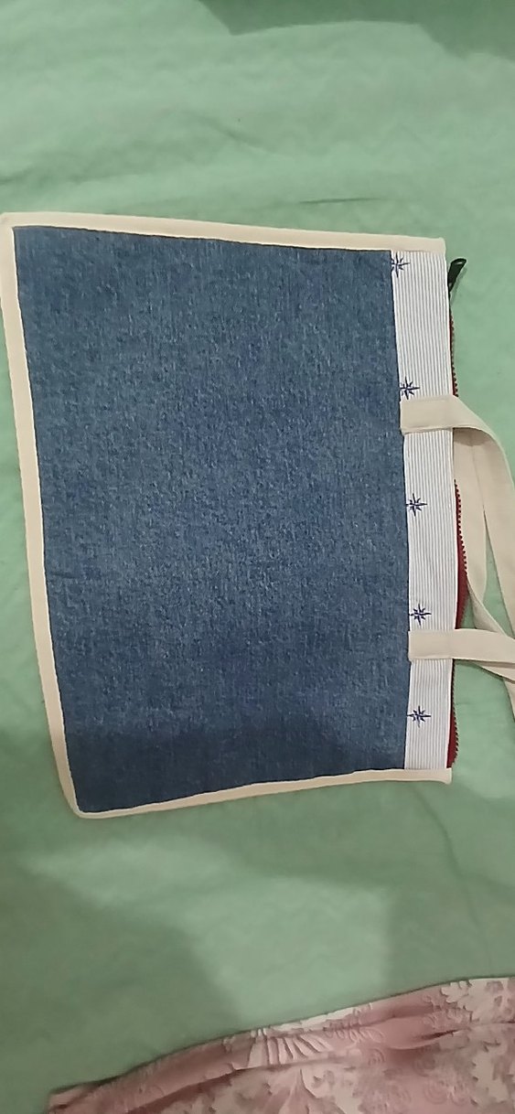 Mavi Astarlı Kadın Günlük Çanta - Görsel 4