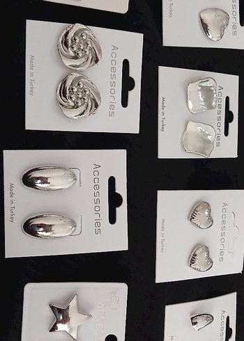 Gümüş Kadın Küpeler - Görsel 7