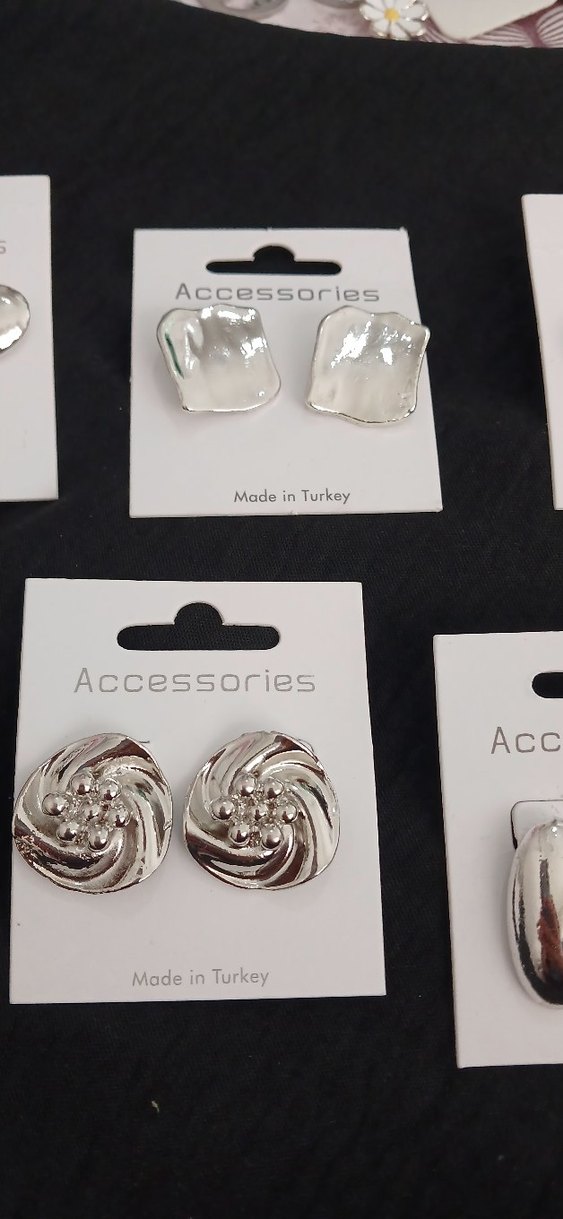 Gümüş Kadın Küpeler - Görsel 3