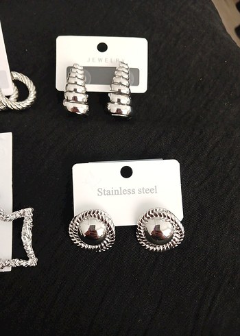 Gümüş işlemeli Kadın Küpeler - Görsel 5