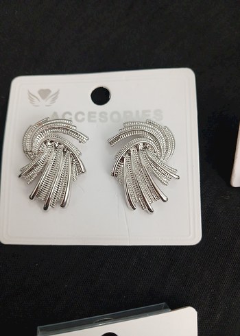 Gümüş işlemeli Kadın Küpeler - Görsel 2