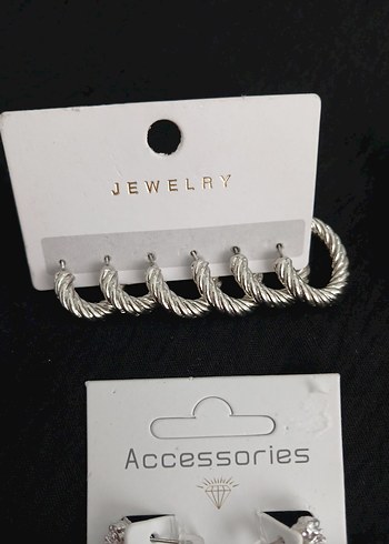 Gümüş işlemeli Kadın Küpeler - Görsel 3