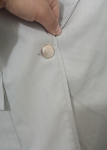 Gri Kolsuz Kadın Takım Elbise - Görsel 7