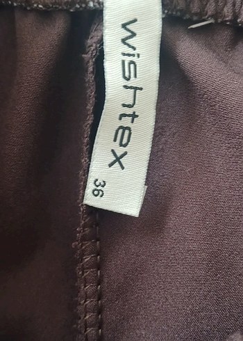 aci kahve kadin Kumaş Pantolon - Görsel 6