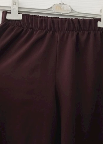 aci kahve kadin Kumaş Pantolon - Görsel 5