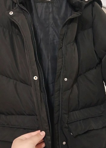 Siyah Kadın mont - Görsel 7
