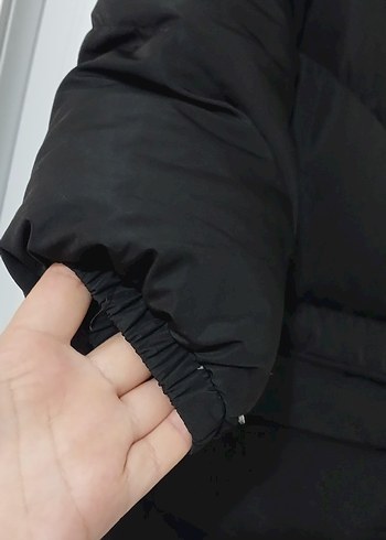 Siyah Kadın mont - Görsel 4