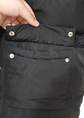 Siyah Kadın mont - Görsel 6