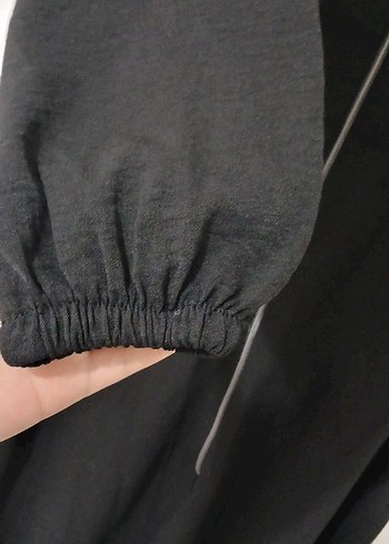 Siyah Uzun Fermuarlı Kadın ferace - Görsel 7