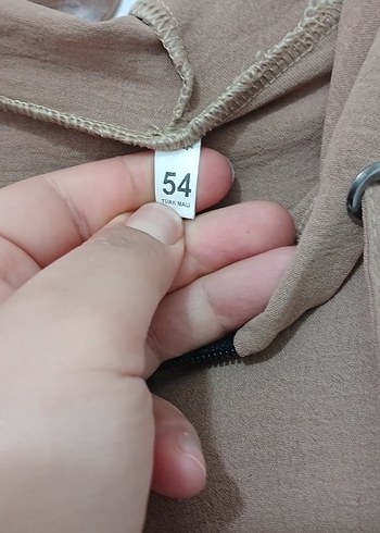 Bej Kapüşonlu Uzun Kadın ferace - Görsel 7