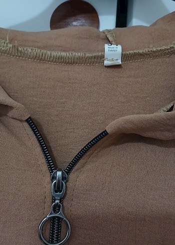 Bej Kapüşonlu Uzun Kadın ferace - Görsel 4