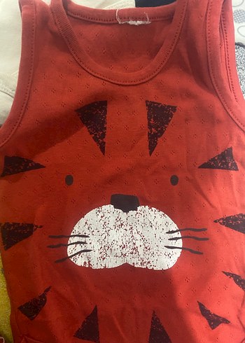 Pamuklu Kolsuz Bebek Body Seti, Renkli Desenli - Görsel 3