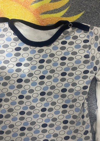 Pamuklu Kolsuz Bebek Body Seti, Renkli Desenli - Görsel 5