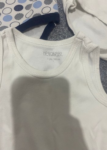 Pamuklu Kolsuz Bebek Body Seti, Renkli Desenli - Görsel 4